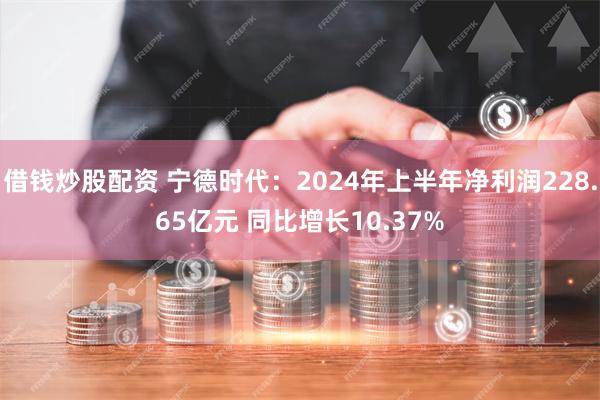 借钱炒股配资 宁德时代：2024年上半年净利润228.65亿元 同比增长10.37%