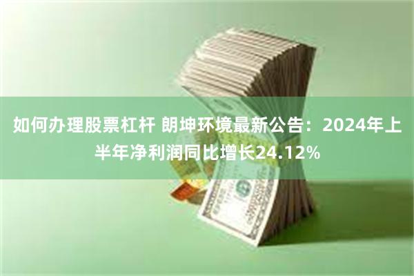 如何办理股票杠杆 朗坤环境最新公告：2024年上半年净利润同比增长24.12%